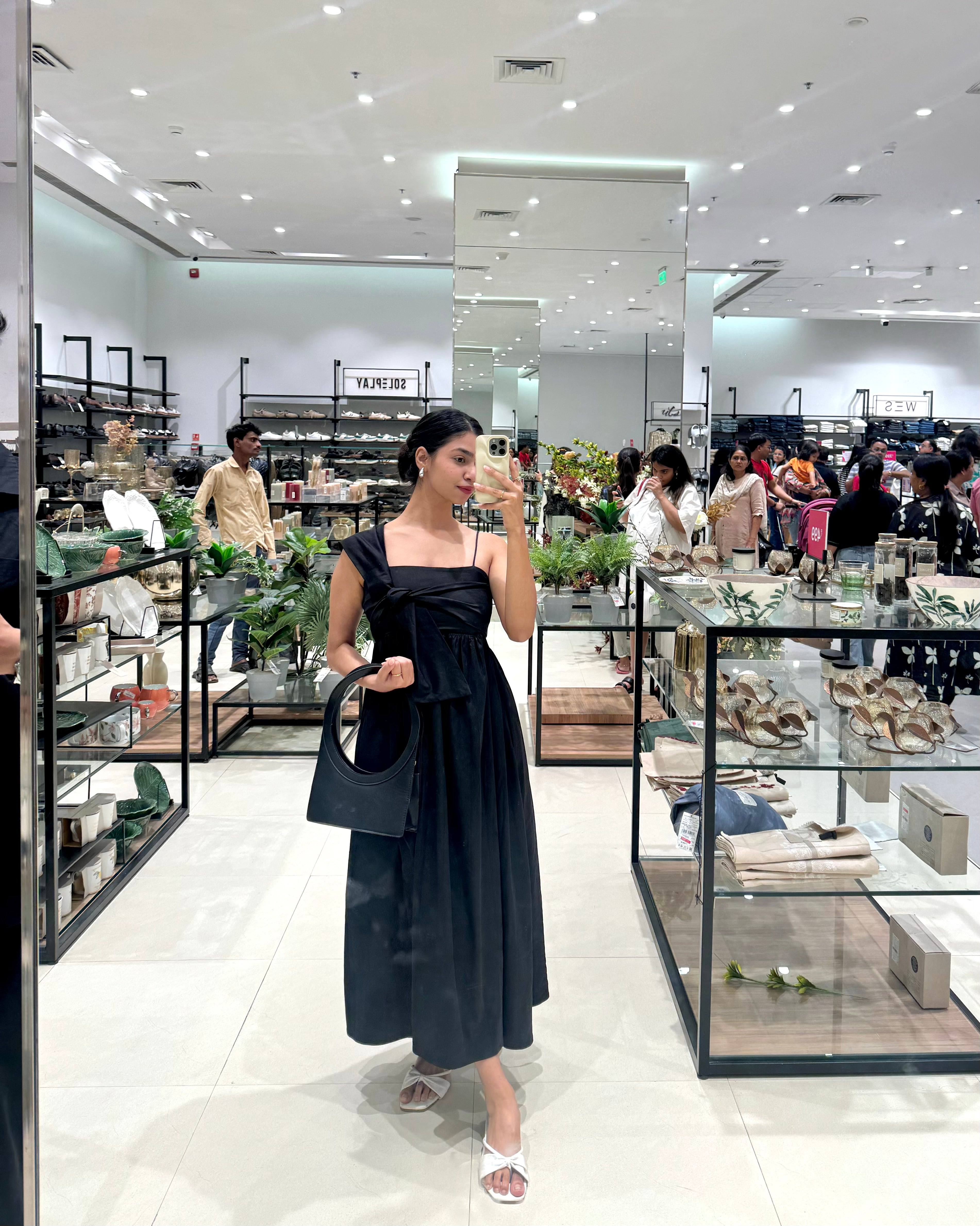 Black Wrap Maxi Dress