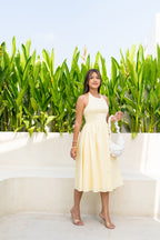 Day dream butter yellow dress