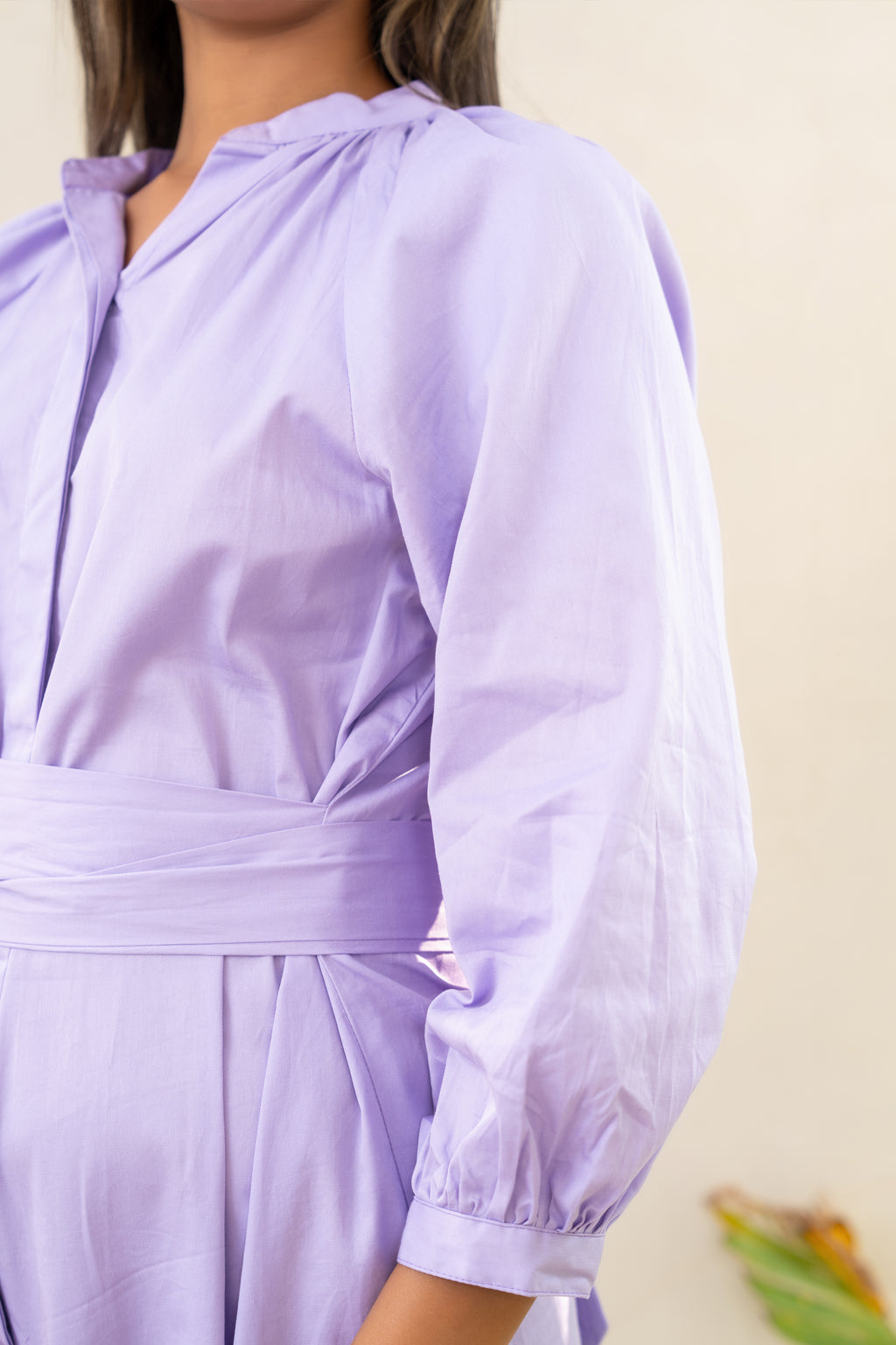 Lavender Cotton Maxi Dress