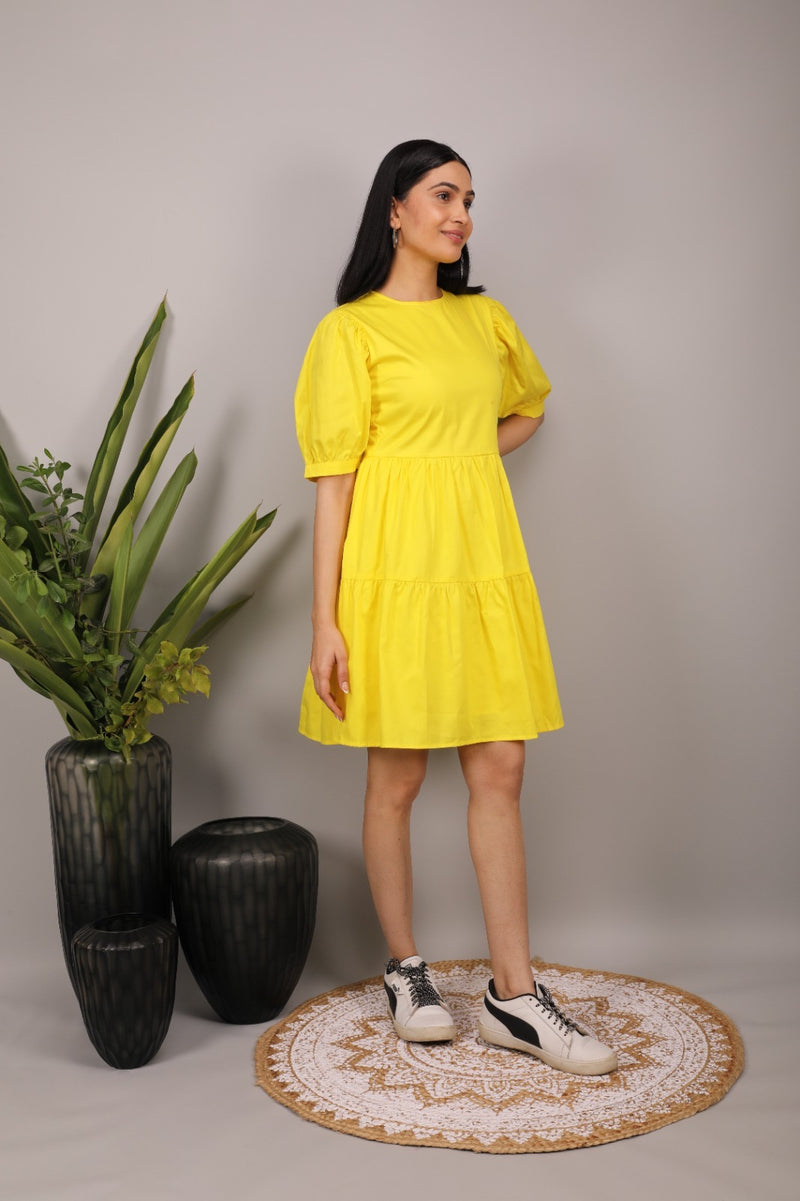 Hot Yellow dress
