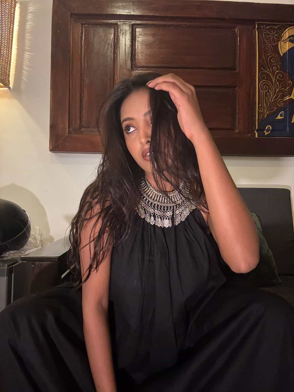 Mulmul Black Maxi Dress