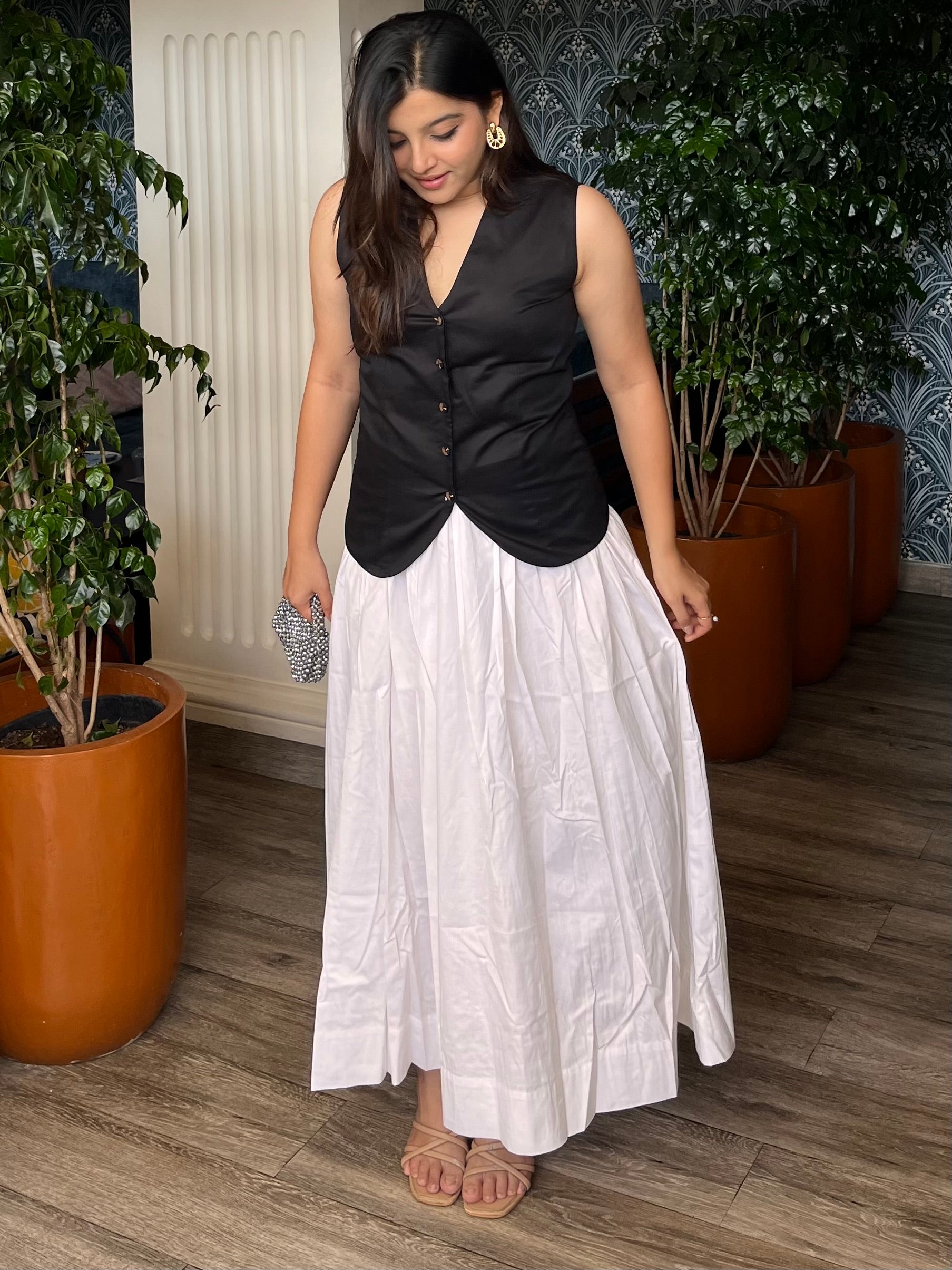 Lina Waist Coat Skirt Set