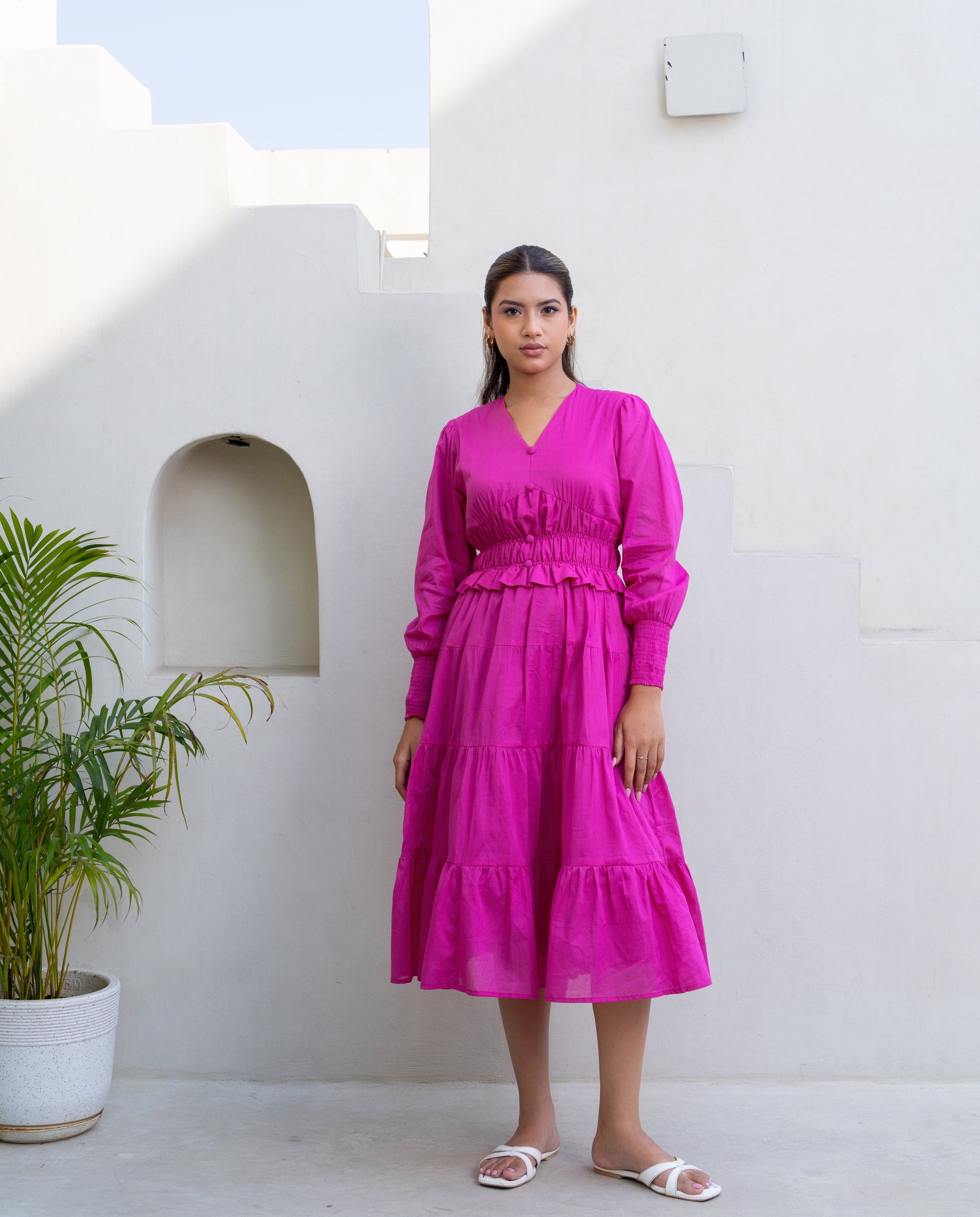 Mulmul dress for women