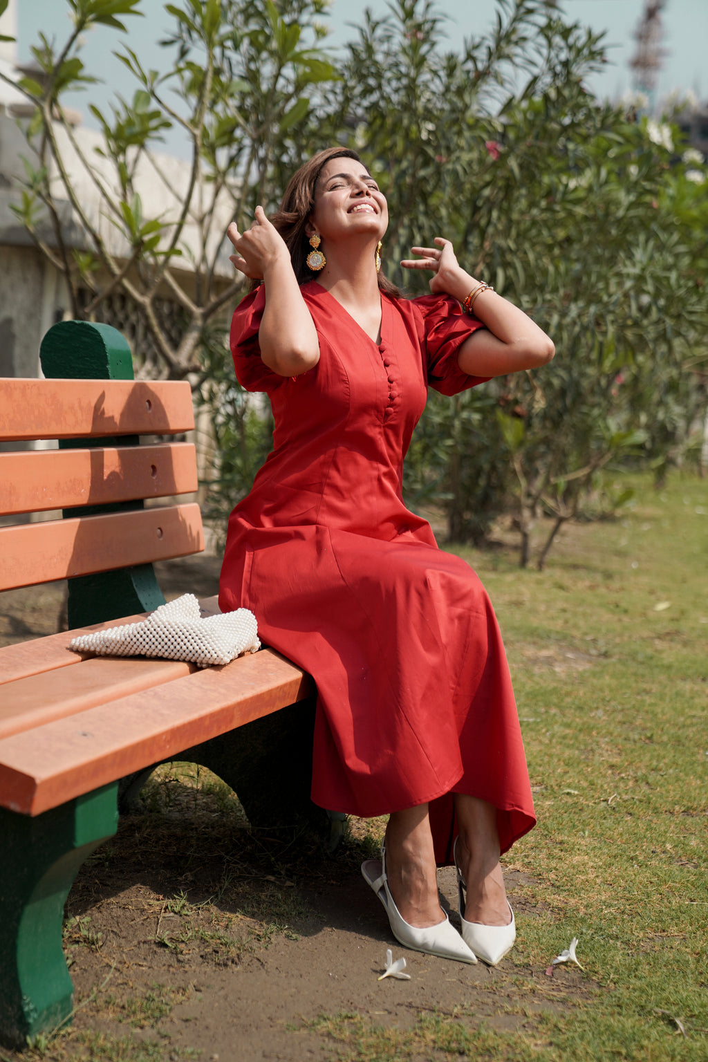 Red Summer Maxi Dress