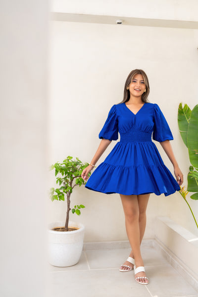 Natalia Royal Blue Dress