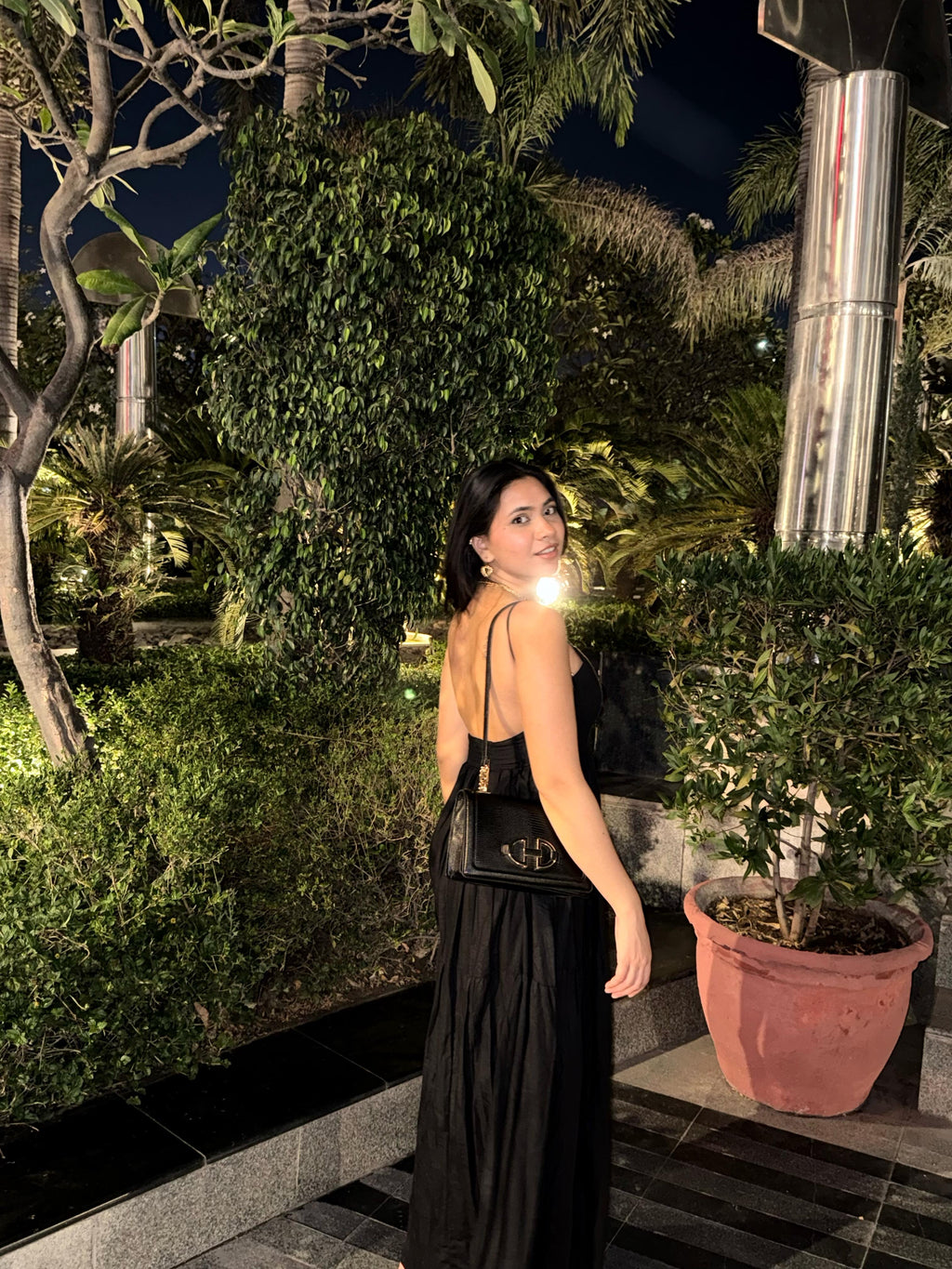 Backless Elastic Long Maxi Dress