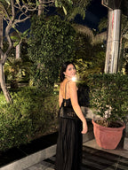 Backless Elastic Long Maxi Dress