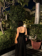 Backless Elastic Long Maxi Dress