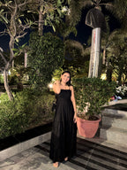 Backless Elastic Long Maxi Dress