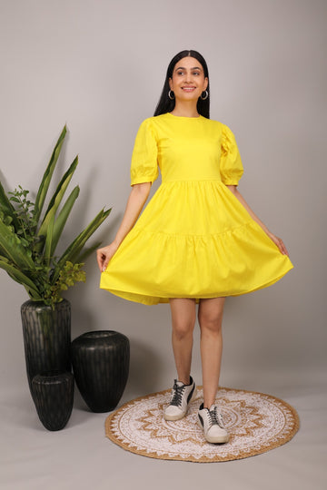 Hot Yellow dress