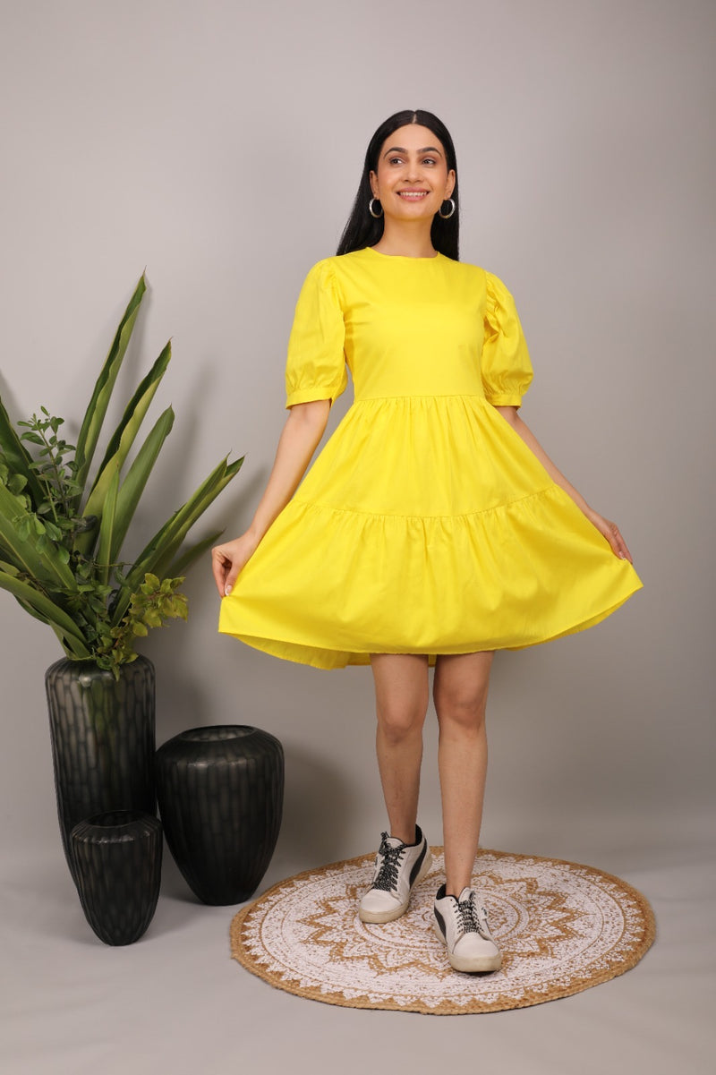 Hot Yellow dress