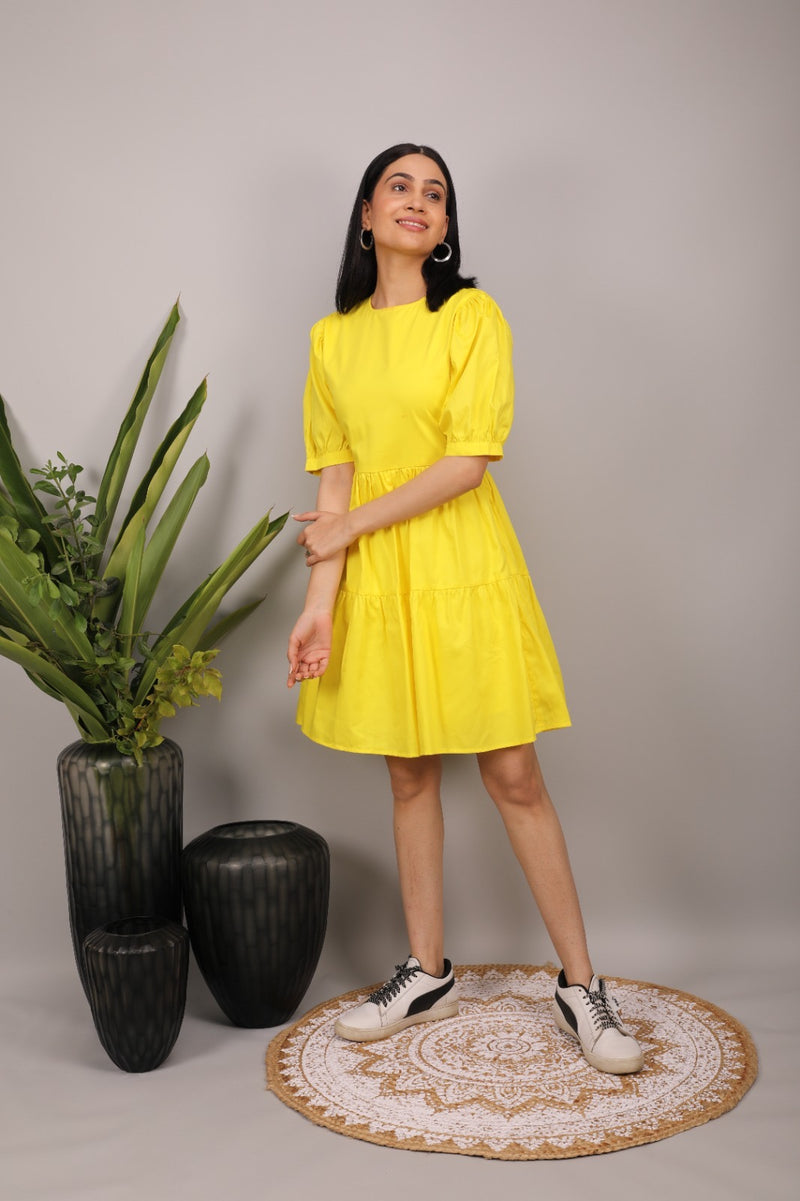 Hot Yellow dress