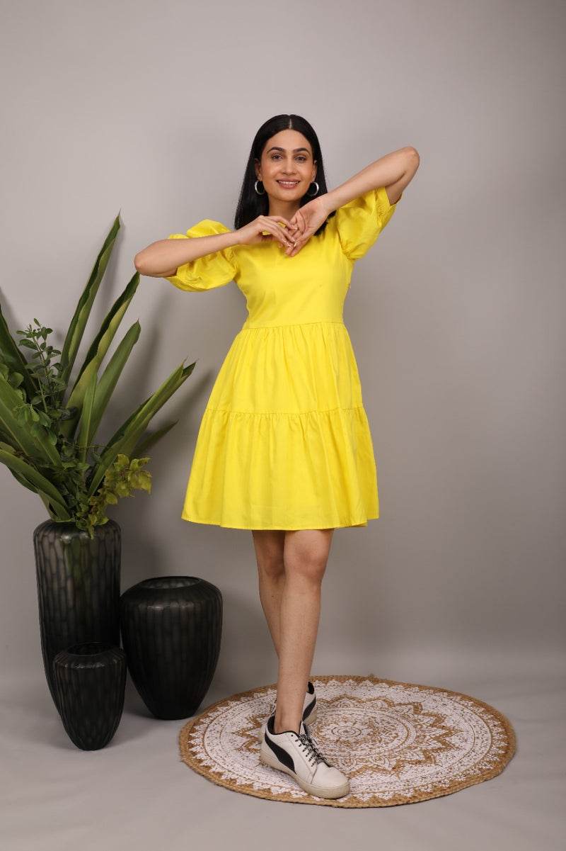 Hot Yellow dress