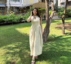 Anyra Flex Gathered Maxi Dress