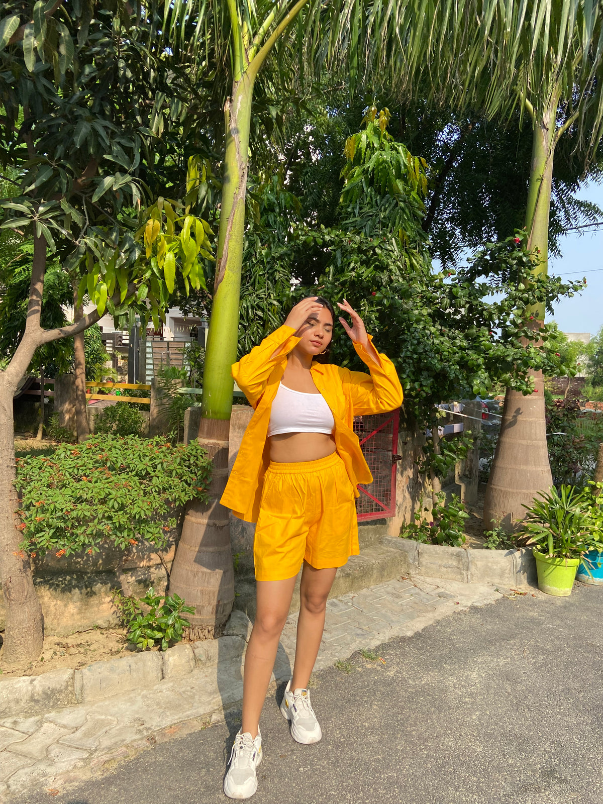 Mustard Co-ord Set- Labelbyanuja