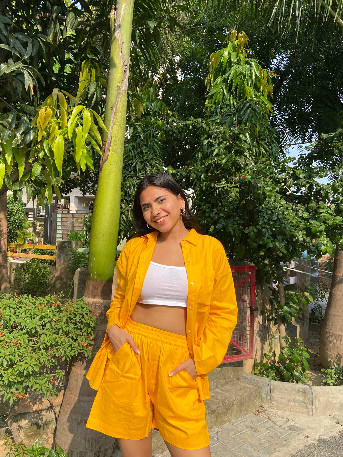 Mustard Co-ord Set- Labelbyanuja