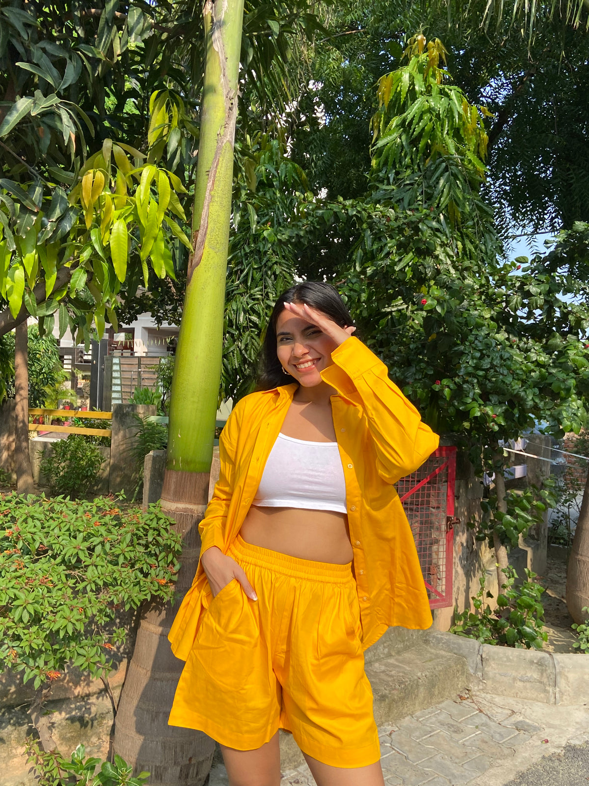 Mustard Co-ord Set- Labelbyanuja