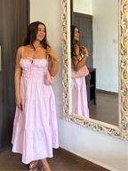 Stripe Bubble Maxi Dress