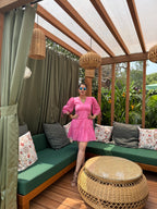 Summer Blush SHORT mulmul Dress