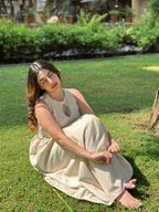 Anyra Flex Gathered Maxi Dress