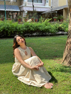 Anyra Flex Gathered Maxi Dress