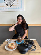 Natalia Black Puff Dress