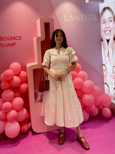 ALENA WHITE STRING MAXI DRESS