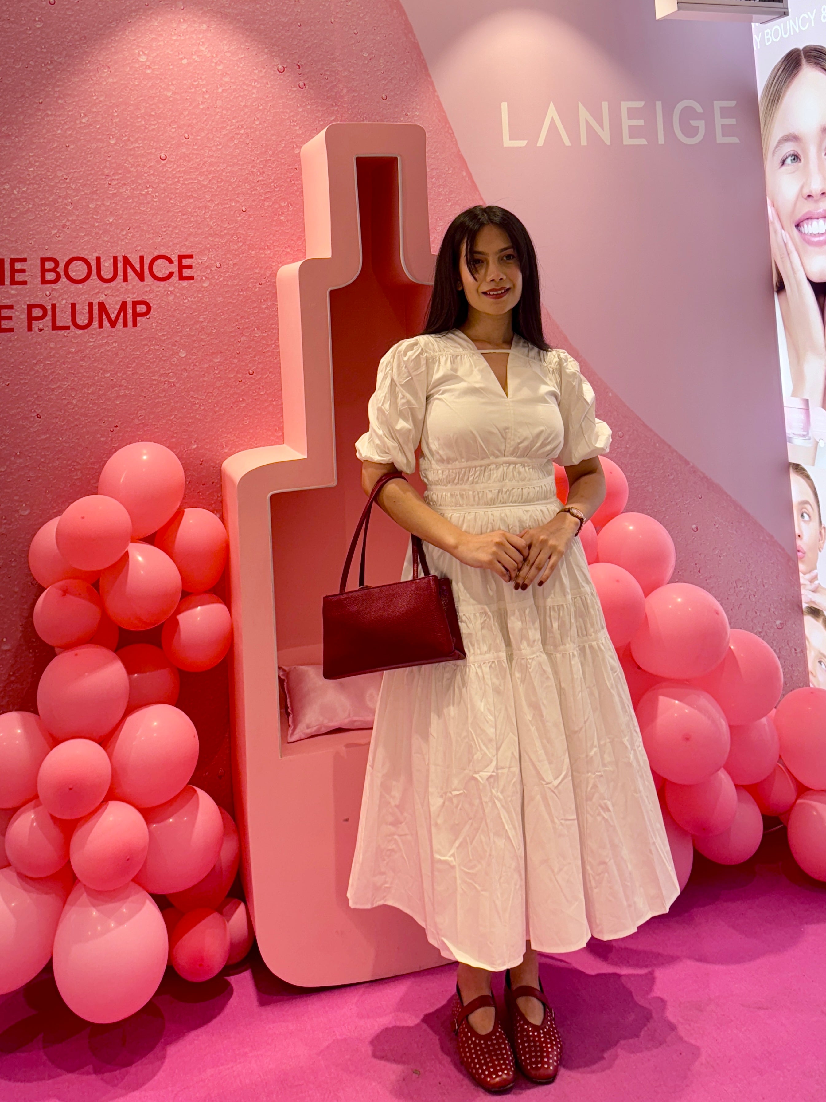 Alivia White String Maxi Dress