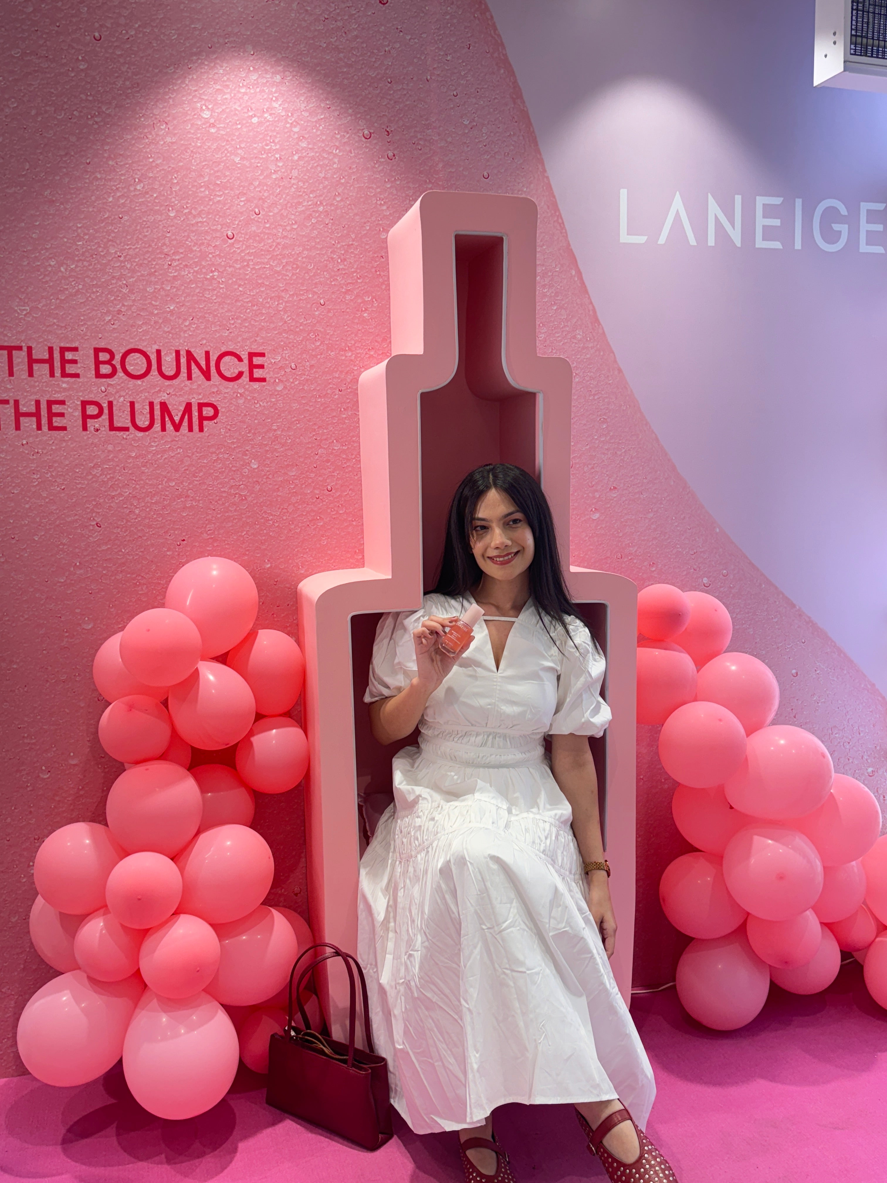 Alivia White String Maxi Dress