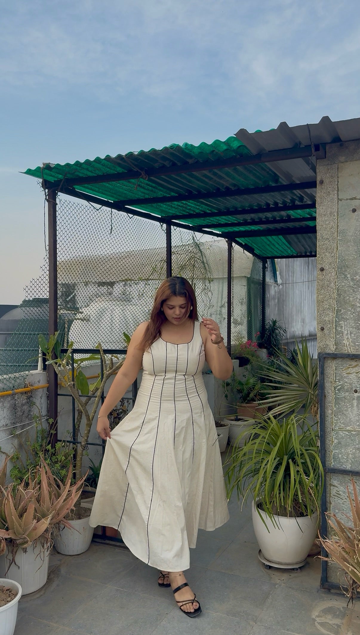 Pintex Flex Dress