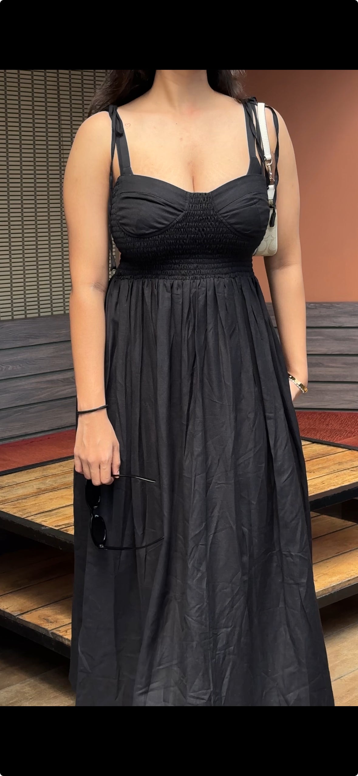 Black Amyra Maxi Dress