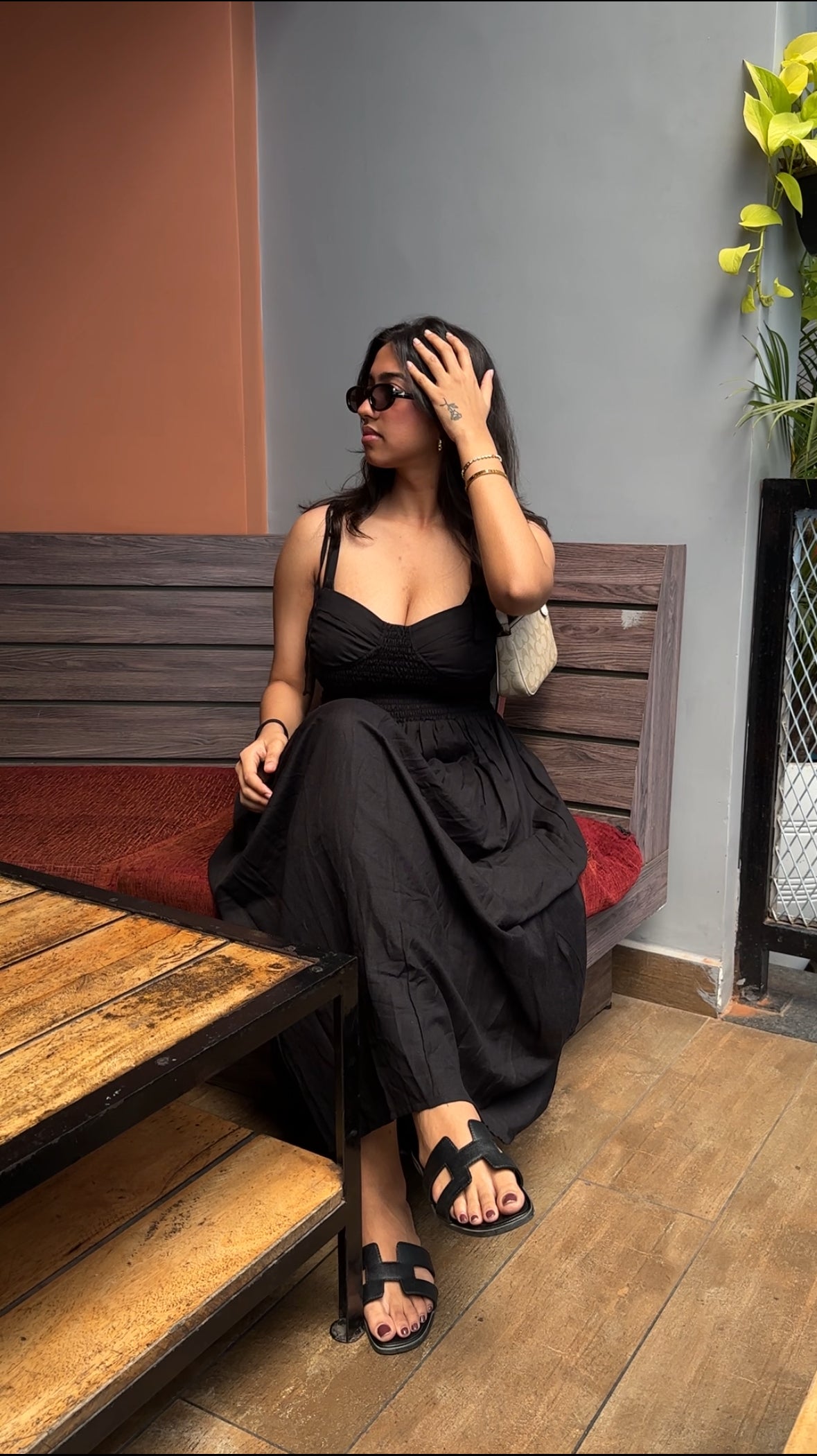 Black Amyra Maxi Dress