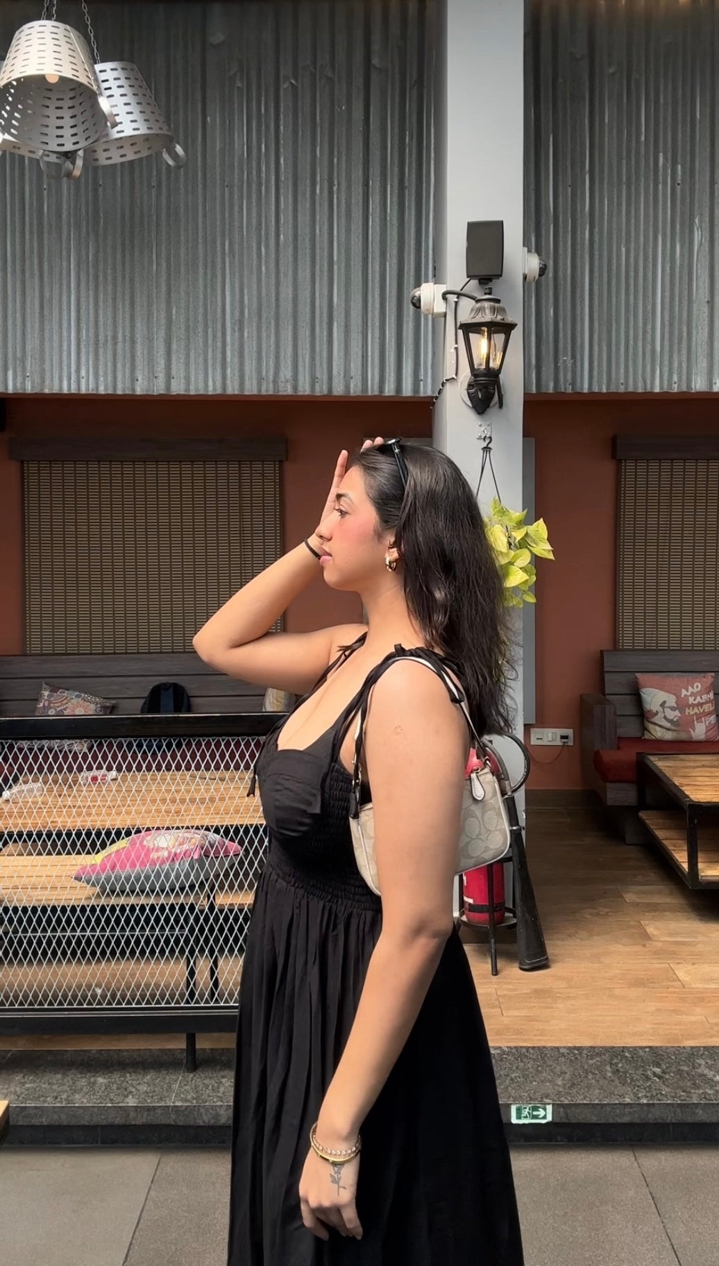 Black Amyra Maxi Dress