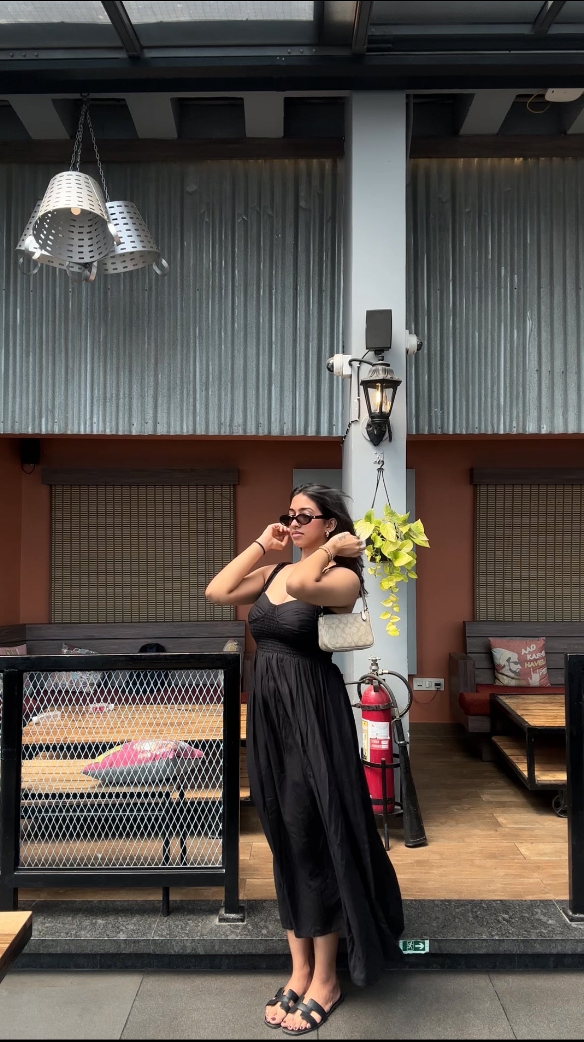 Black Amyra Maxi Dress