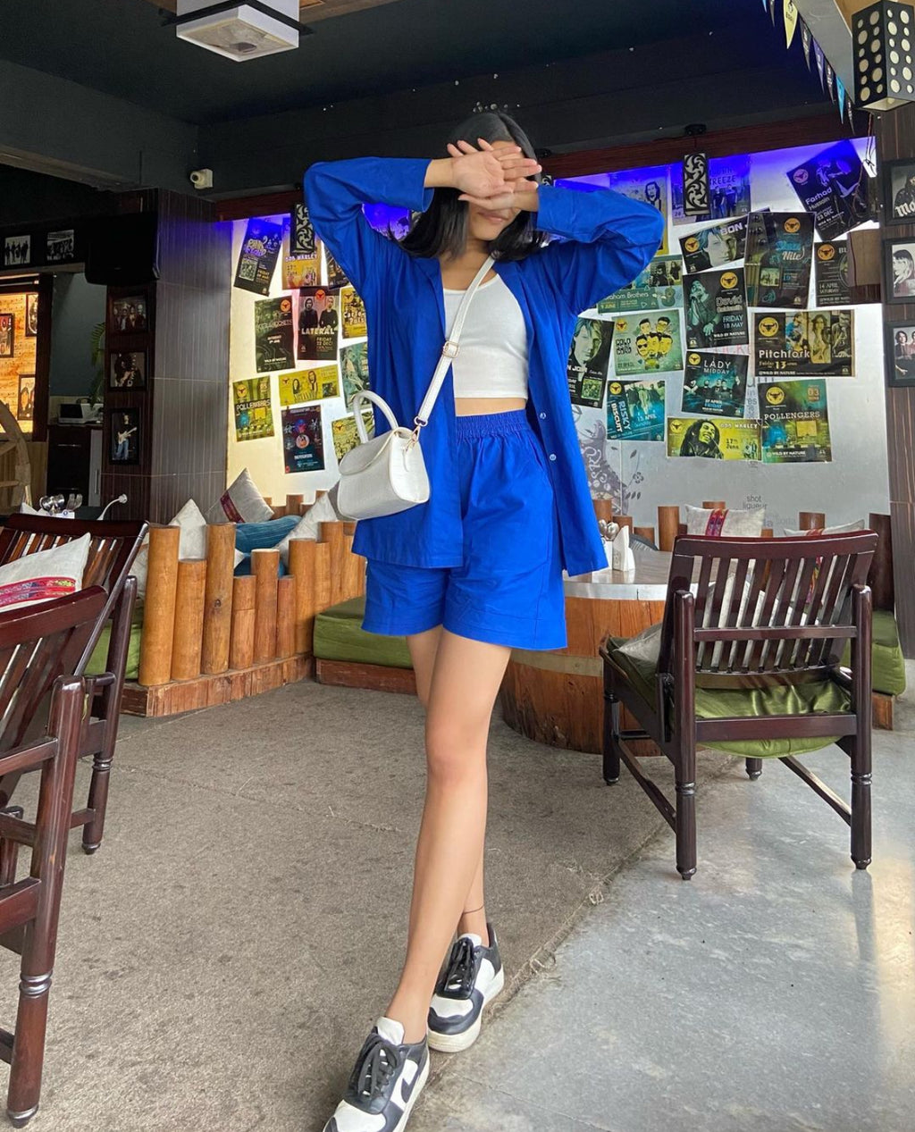 Blue Summer Co-ord Set for women