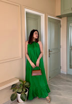 Mulmul Green Blooming Dress