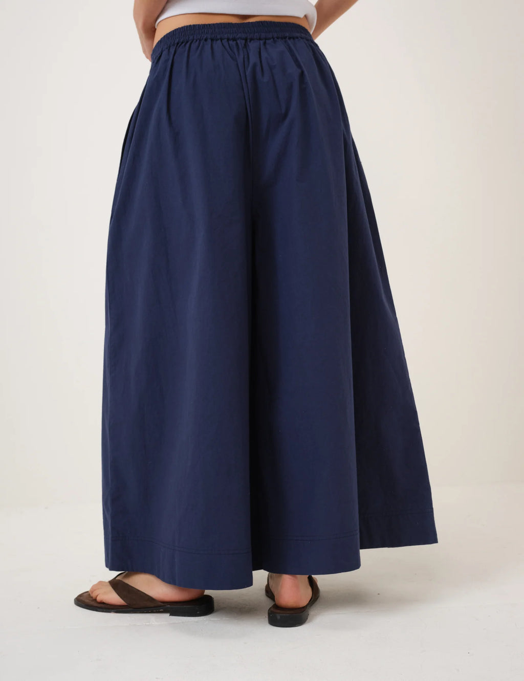 Navy Palazzo Pants