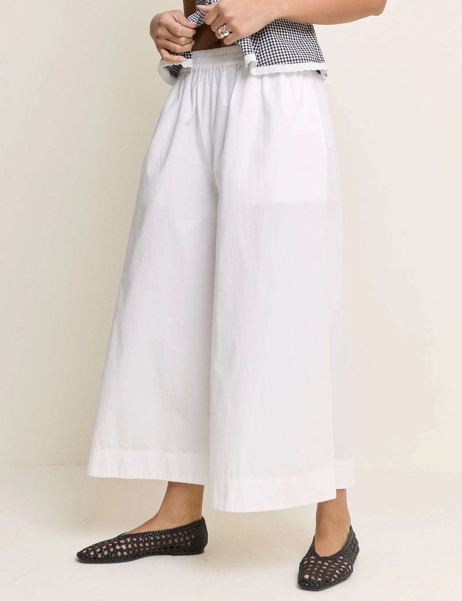 White Palazzo Pants