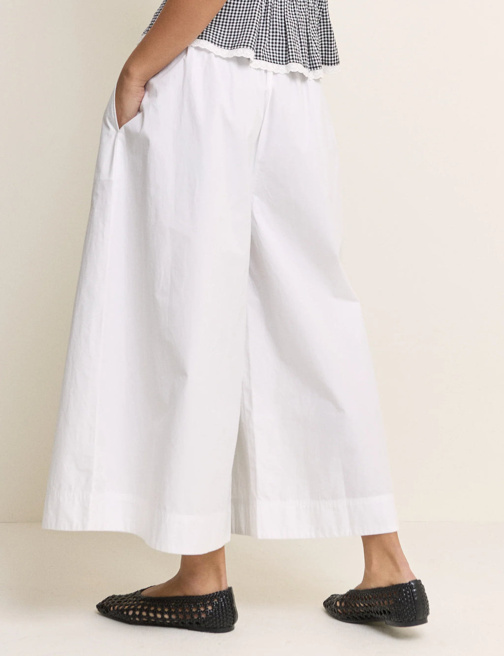 White Palazzo Pants