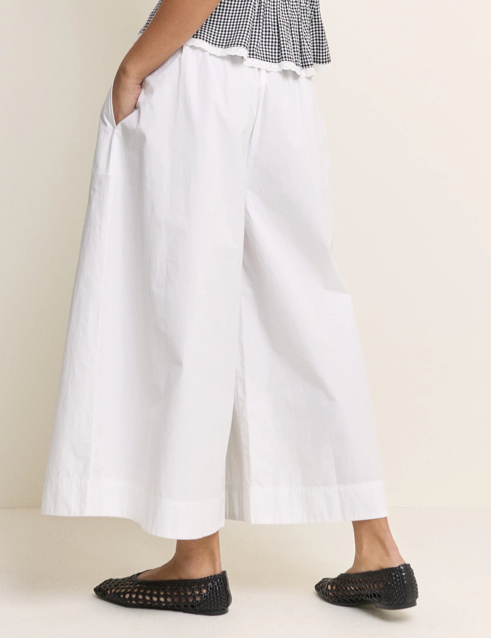 White Palazzo Pants