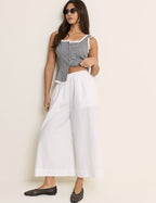 White Palazzo Pants
