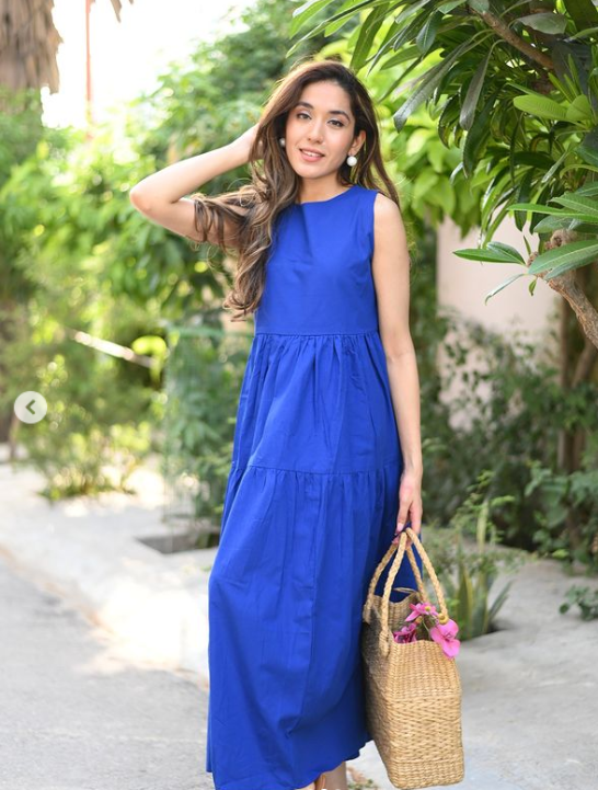 Royal Blue Summer Maxi- Labelbyanuja