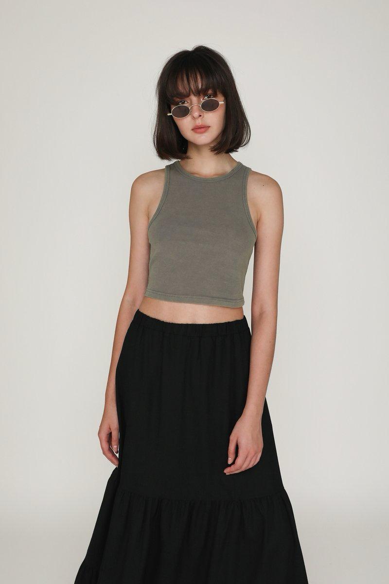 Elizabeth Black Maxi Skirt- Labelbyanuja