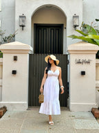 Myra White Slip Dress