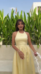 Day dream butter yellow dress