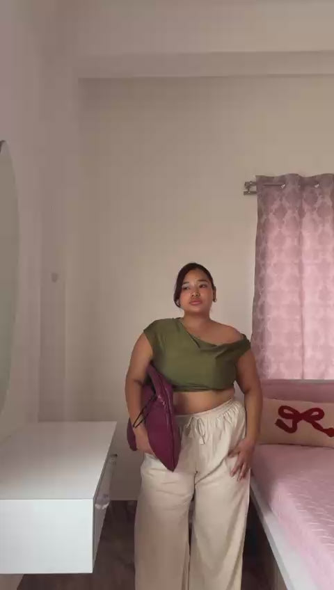 String linen Flex Pants