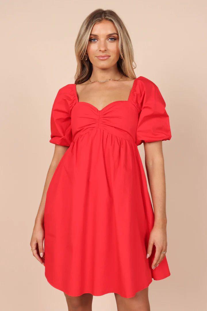 Ayra Red Dress - Labelbyanuja