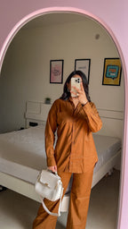 Brown full coord set - Labelbyanuja