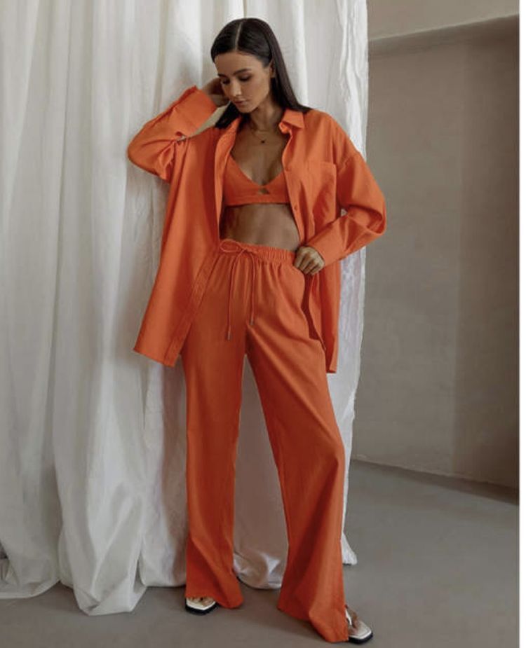 Candy orange Full coord set - Labelbyanuja