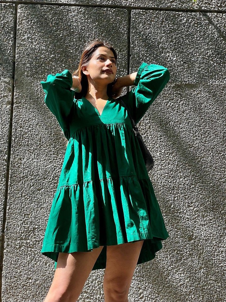 Cleo Green Dress - Labelbyanuja